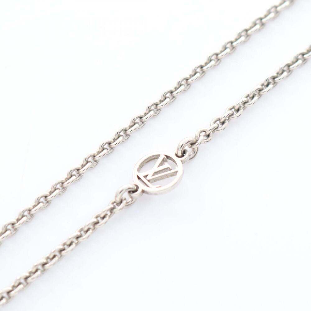 LOUIS VUITTON Silver Necklace - Picture 7 of 8